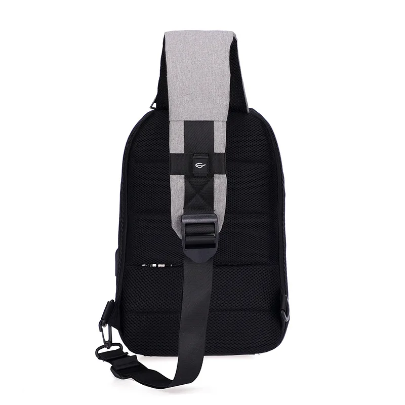 

Outdoor Sports Chest Pack USB Mobile Phone Charging Shoulder Bag Reflective Fashion Wallet Backpack