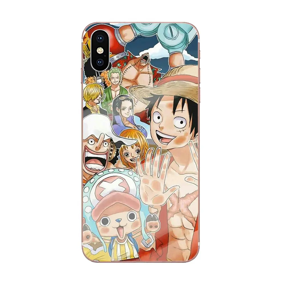 Мягкий модный чехол для телефона Galaxy J1 J2 J3 J330 J4 J5 J6 J7 J730 J8 2015 2016 2017 2018 mini Pro Луффи