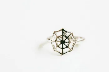 

Trendy Classic Spider's Web Rings Three Color Optional