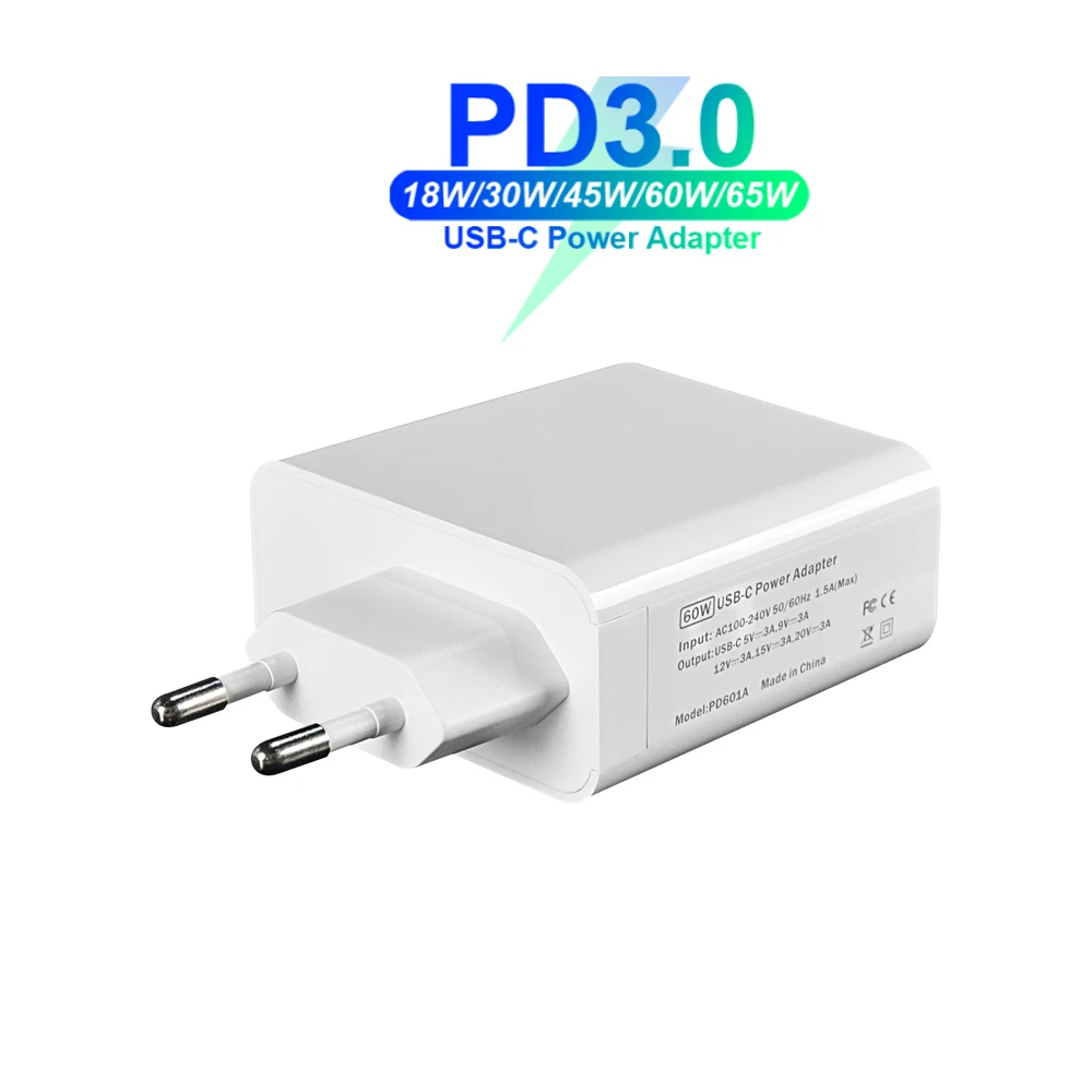 Адаптер питания кабель 3 А зарядное устройство PD/QC3.0 для xiaomi Huawei MacBook iPhone/iPad s9/10 18