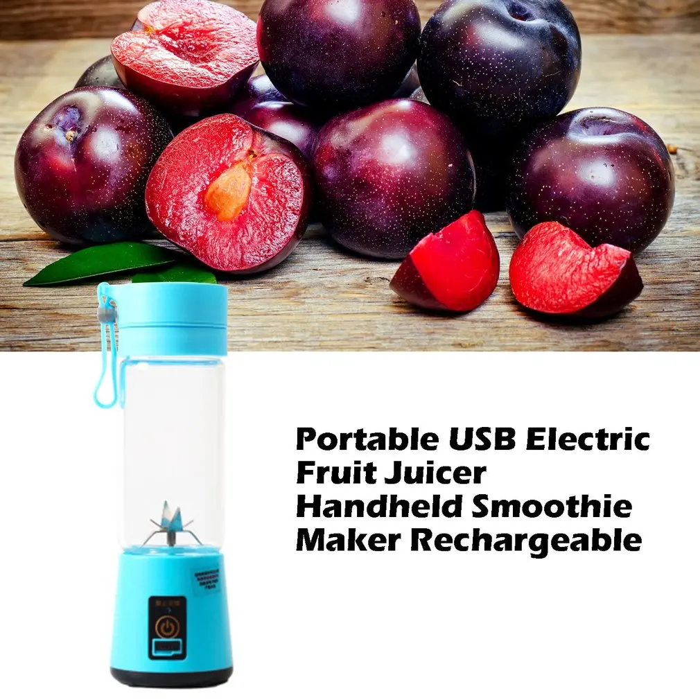 Портативный размер USB электрическая соковыжималка для фруктов ручной смузи блендер перезаряжаемый Мини Портативный сок чашка для воды