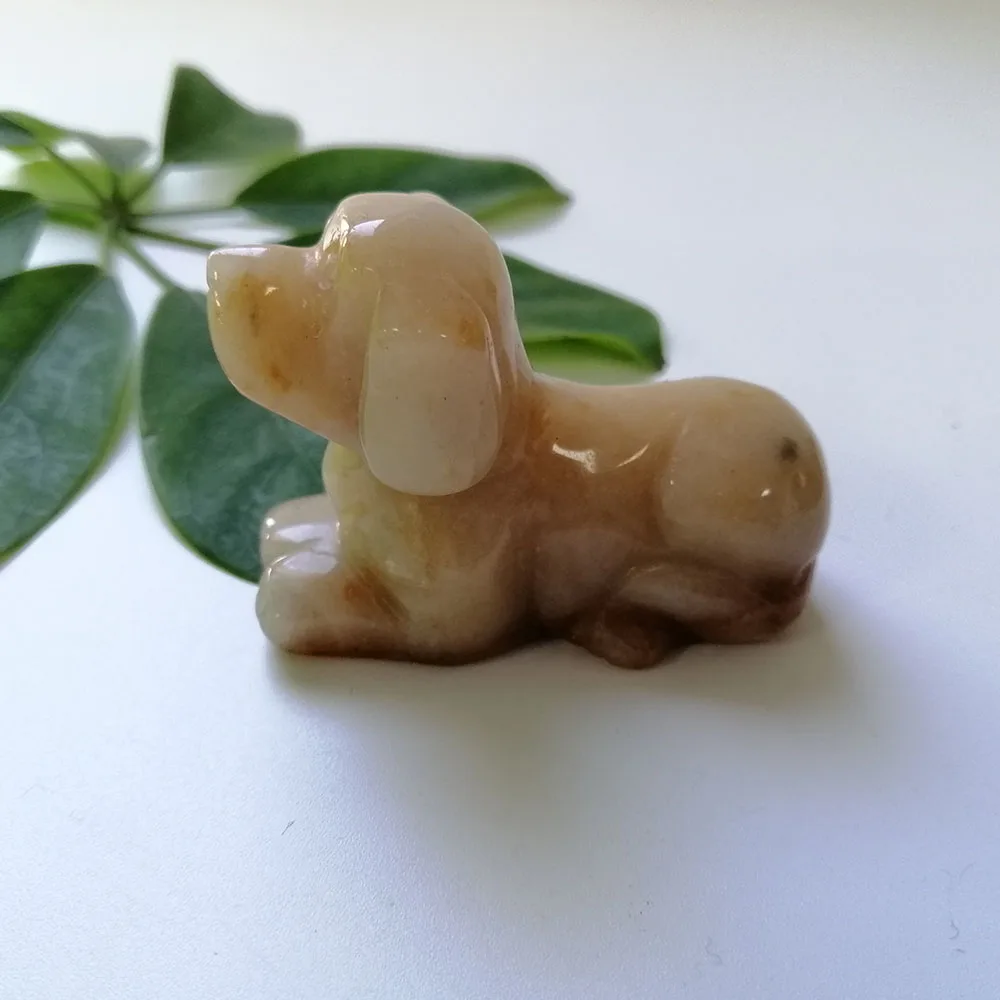 Высококачественный 2 дюймовый натуральный драгоценный камень в форме сидящей