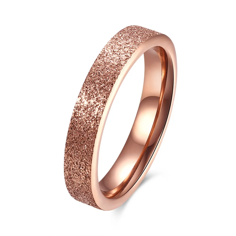 

TR014 Best Quality Simple Rose Gold Plated Ring Female Wedding Jewelry 925 Sterling Silver