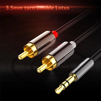 

RCA Audio Cable 2RCA to 3.5mm AUX cable RCA Jack 3.5 Audio Splitter 2m 3m 5m for Amplifiers Audio Home Theater Stereo RCA Cable