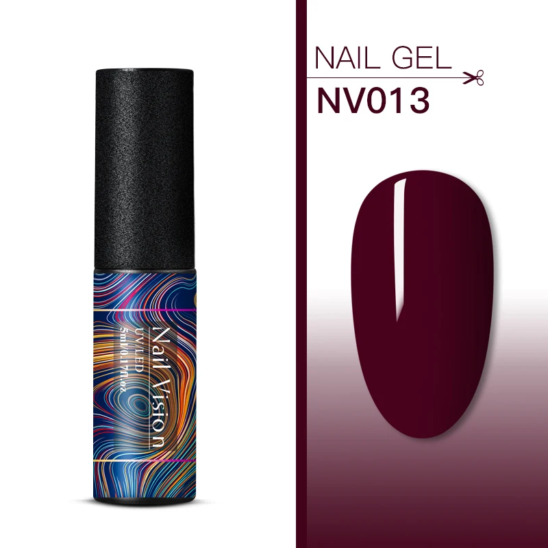 Nail Vision набор однотонных гелей для ногтей 176 цветов УФ-Гель-лак 5 мл полуперманентный лак для маникюра - Цвет: HHS06608