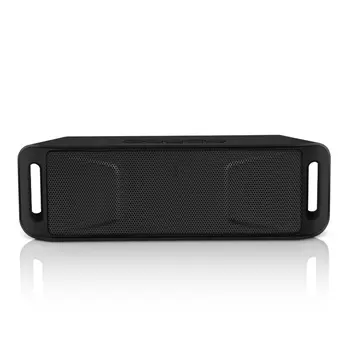 

SC208 Bluetooth Wireless Audio Speaker Amplifier Stereo Subwoofer Portable Speaker TF USB FM Radio Built-in Mic Dual Bass