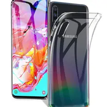 Противоударный прозрачные телефонные чехлы для samsung a10 a20 a30 a40 a50 a70 s7 s8 s9 s10 Plus note 7 8 9 s10 e мягкий из термопластика Чехол Чехлы