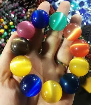 

Collection Chinese Beautiful Chinese Natural Agate Bead Handwoven Elastic Bracelet Colorful Bracelet Jewelry