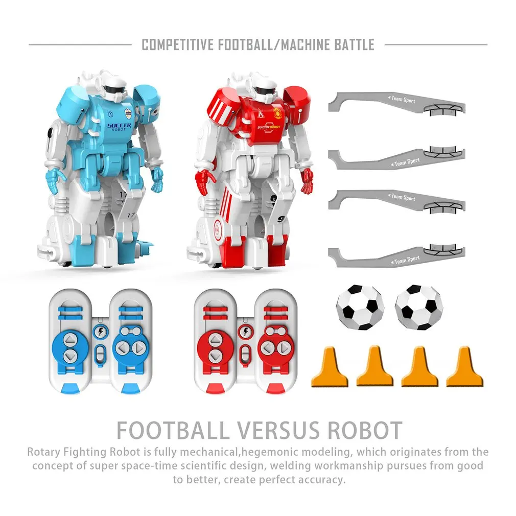 Робот-футболист Смарт RC роботы мультфильм дистанционное управление игрушки Электрический футбольный Робот Игрушки для помещений для детей рождественские подарки