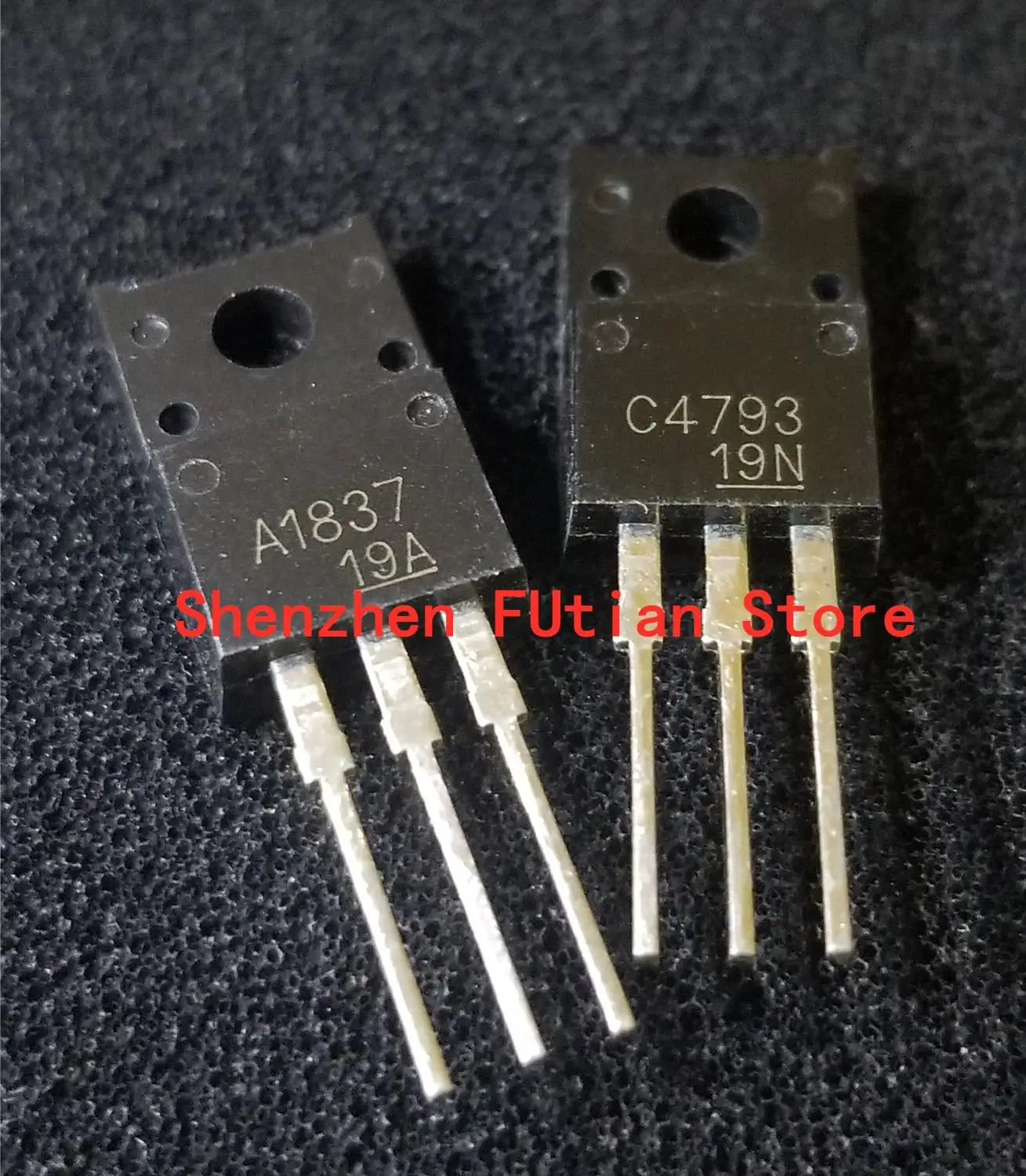 2pcs/lot 1pair (1pcs 2sc4793 + 1pcs 2sa1837 ) To-220 C4793 A1837 ...