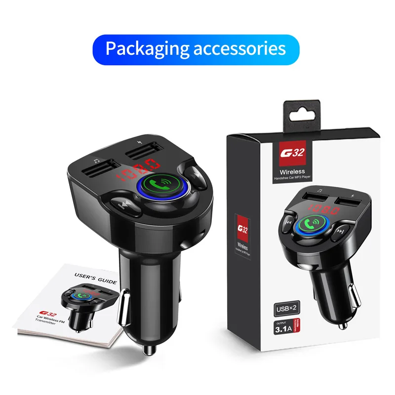 JaJaBor, fm-передатчик, fm-модулятор, Bluetooth 5,0, Carkit, громкая связь, вызов, Беспроводная стерео, A2DP, Автомобильный mp3 плеер, Обнаружение напряжения