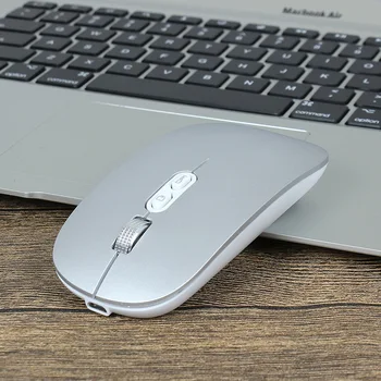 

2.4G wireless Mute mouse Rechargeable Mouse Ultra-thin Mouse Comfortable Grip Ergonomics Optical Mouse Eco-friendly