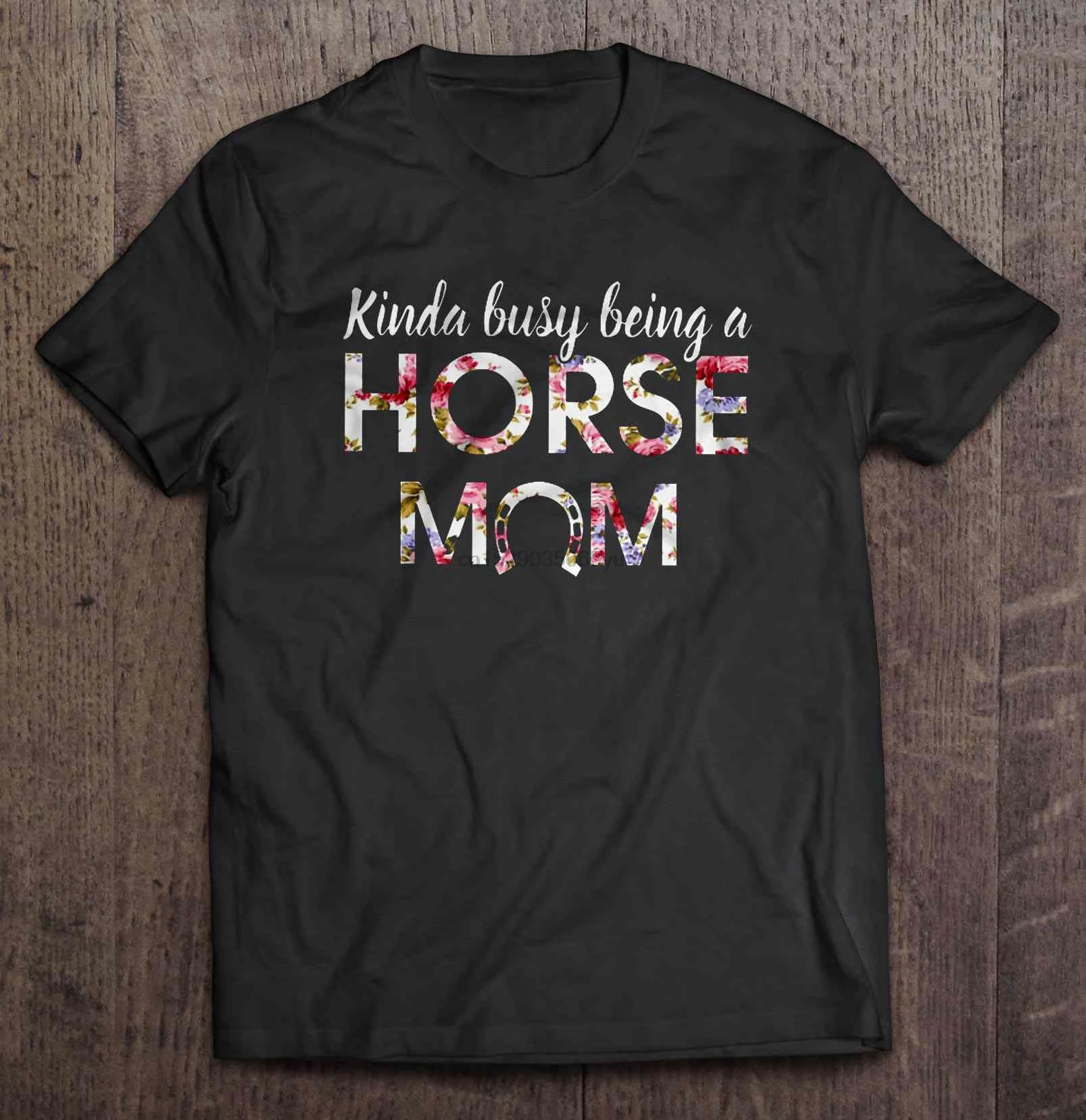 Men T Shirt Kinda Busy Being A Horse Mom Women t-shirt | Мужская одежда