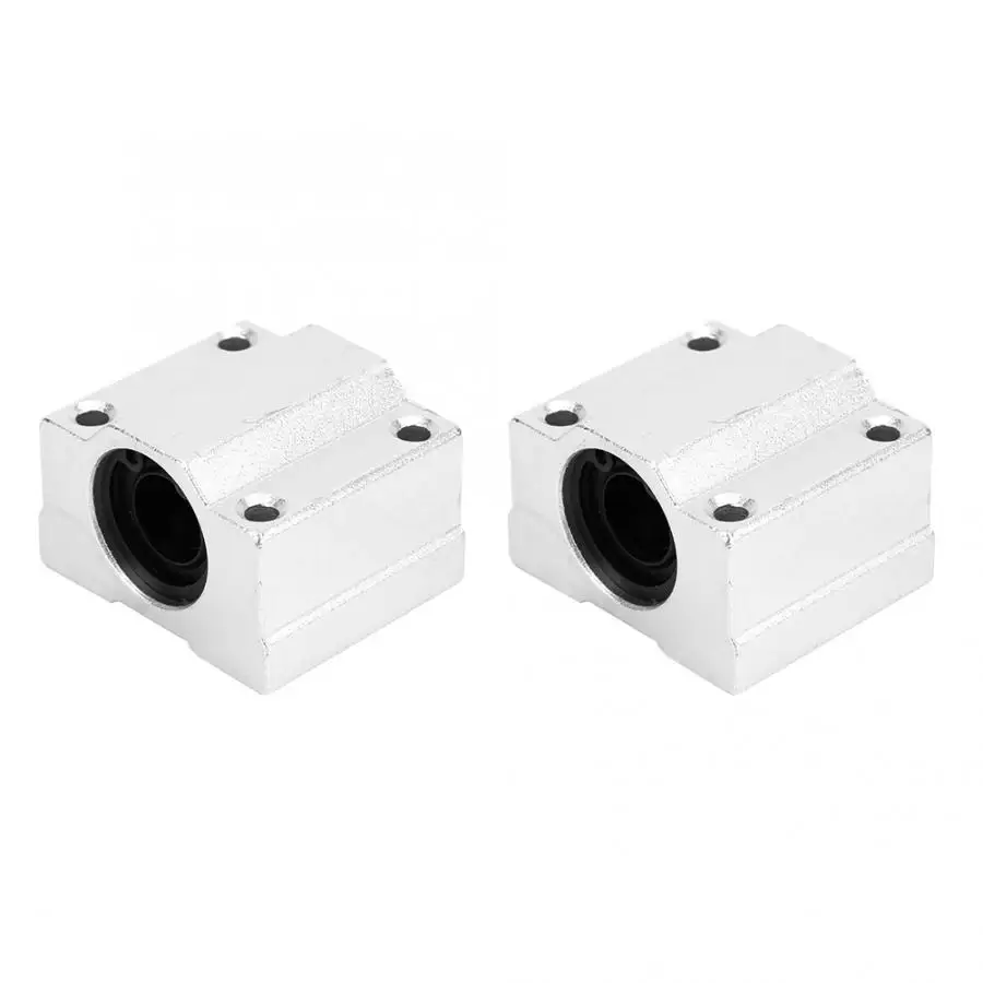 

2 Pcs Linear Bearing Slide Block SC12UU Aluminum Alloy Sliding Block ball bearing guia linear