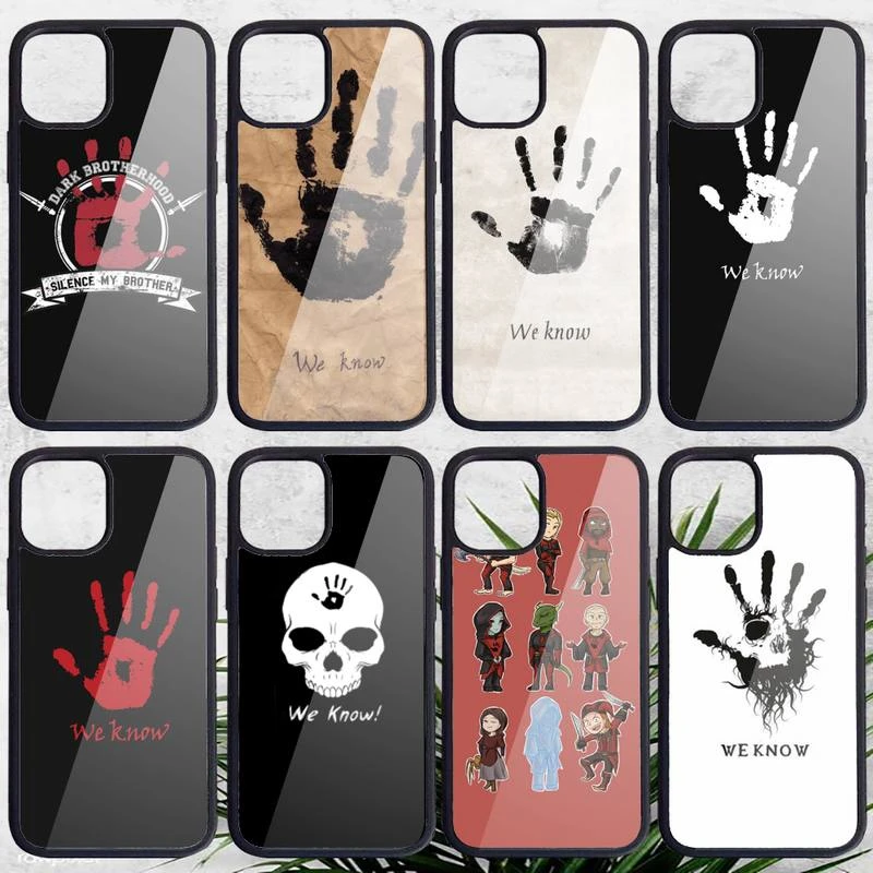 iphone 8 clear case Skyrim Dark Brotherhood Phone Case PC for iPhone 11 12 pro XS MAX 8 7 6 6S Plus X 5S SE 2020 XR iphone 7 phone cases