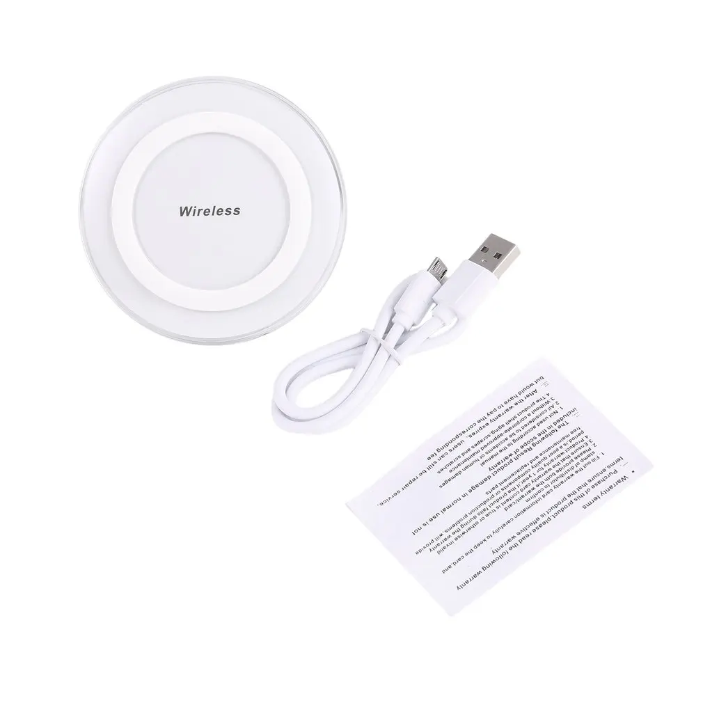 S6 мини беспроводное зарядное устройство Qi Зарядка Pad USB зарядка для Samsung со
