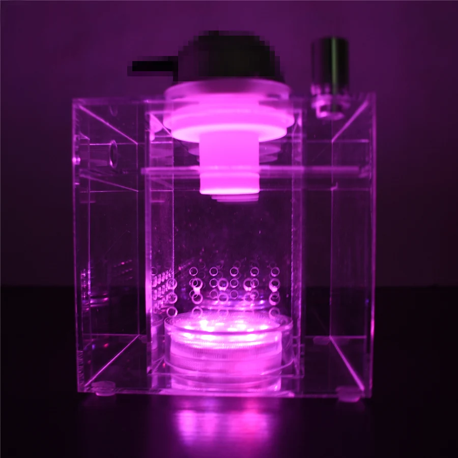 Топ прозрачный акриловый кальян со светодиодный светильник силиконовый шланг