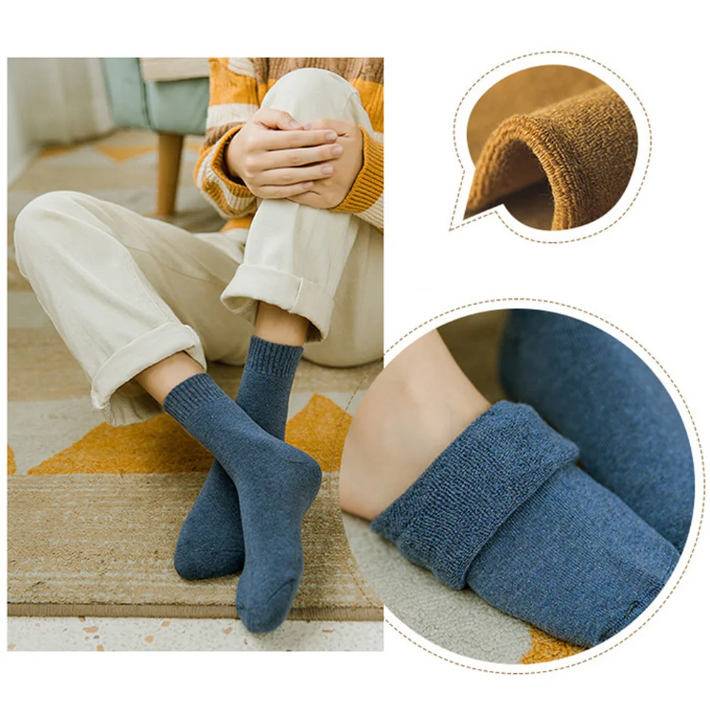 Crew Socks Thick Winter Sock High Ankle For Women 1Pair Casual durable
