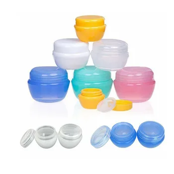 

Portable Refillable Mashroom Container Jars with Inner Liner for Scrubs Creams Lotion Lip Gloss Makeup Cosmetics Travel Bottles