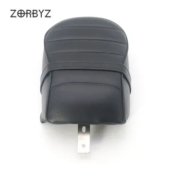 

ZORBYZ Black Synthetic Leather Rear Passenger Seat Pillion Pad For Harley Iron 883 XL883N 2016-2019 Iron 1200 XL1200NS 2018-2019