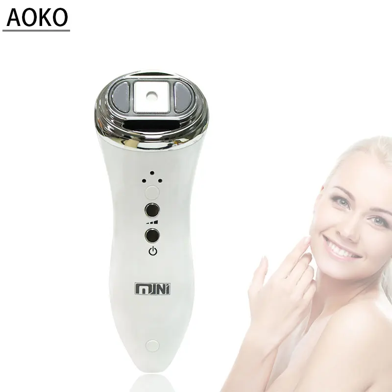 AOKO портативный мини Hifu ультразвуковой биполярный радиочастотный Массажер для