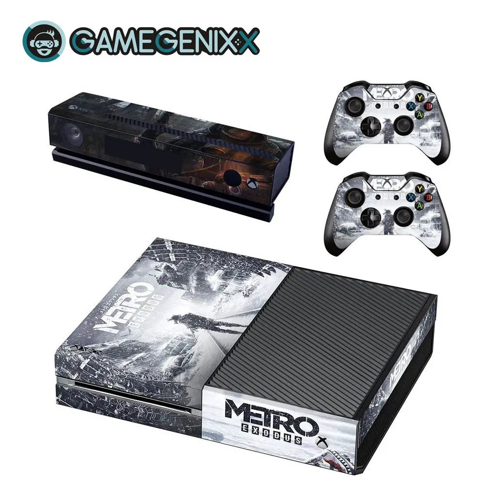 Защитная Наклейка GAMEGENIXX для Xbox one и 2 контроллеров-Metro