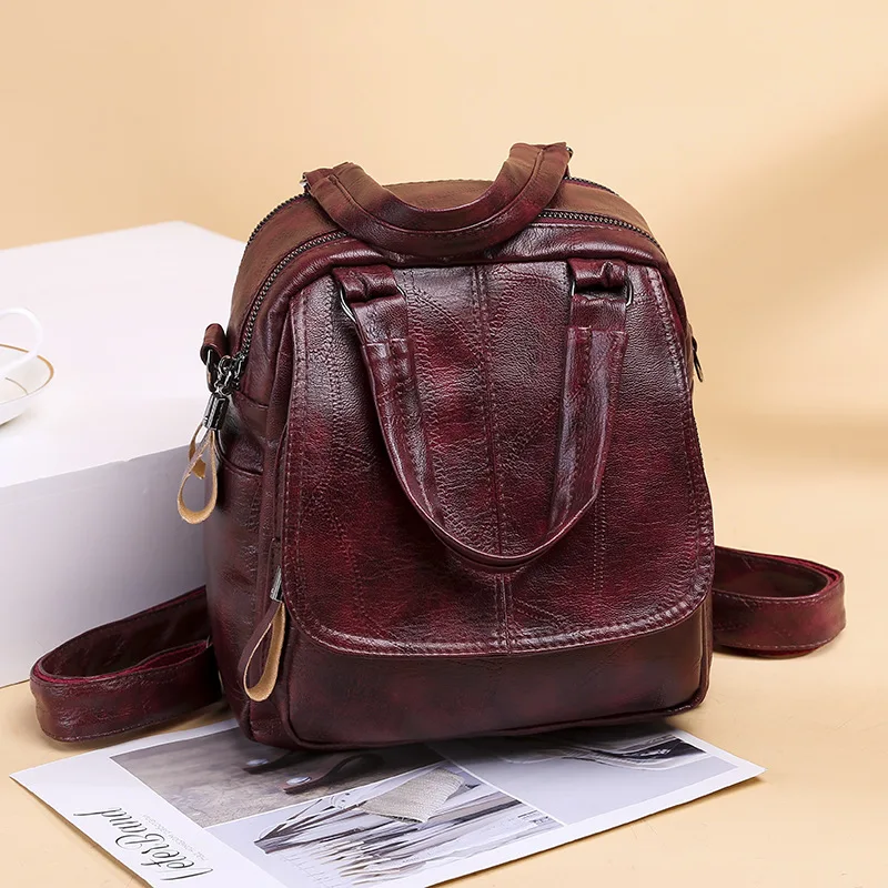 

2019 New Style Bag Women's Retro Mini Multi-functional Hand Shoulder Cross-body Bag Versitile Fashion