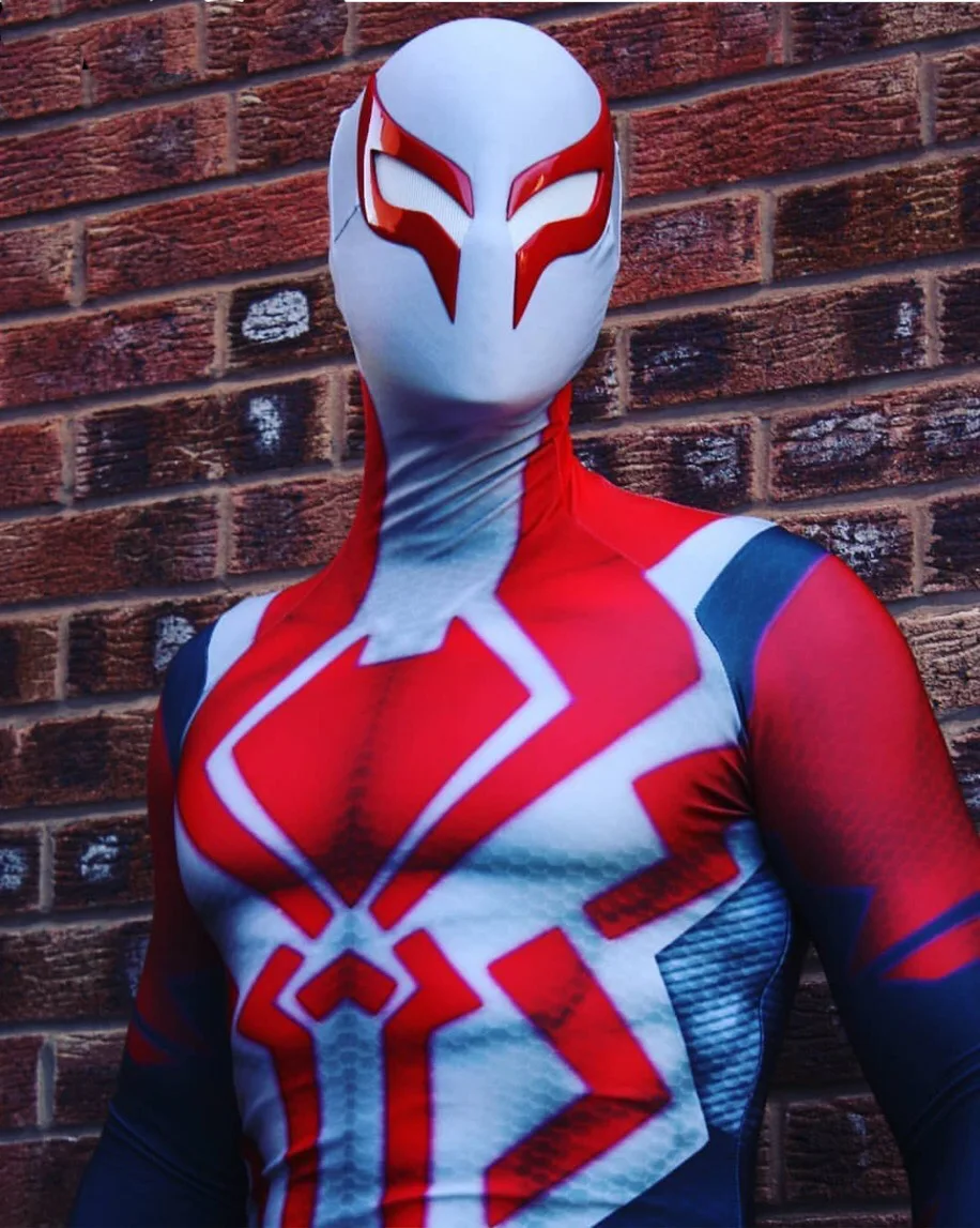 2099 супер герой лайкра спандекс 3D с принтом Хэллоуин костюм Косплэй боди