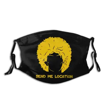 

Reusable Mouth Face Mask Khabib Nurmagomedov Anti Bacterial Dust Protection Cover Respirator Muffle Mask with Filters