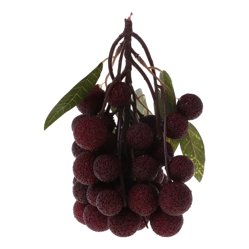 Bunch Lifelike Artificial Fruit Fake Fruits Disply Home Party Decoration New E65B