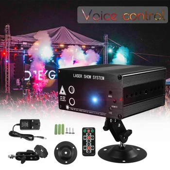 

48 Patterns RGB LED Disco Light 5V USB Recharge RGB Laser Projection Lamp Stage Lighting Show for Home Party KTV DJ Dance Floor