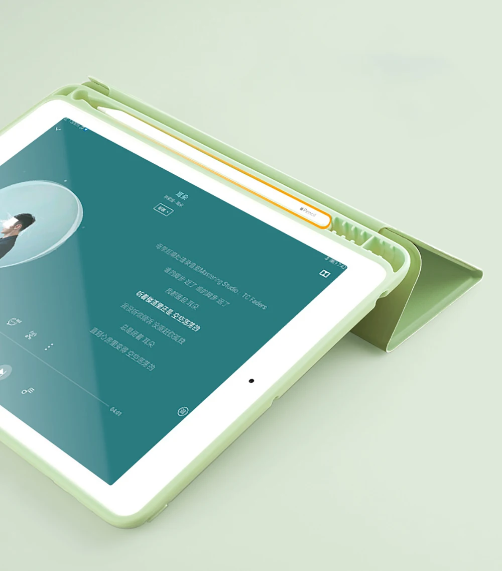С карандашом держатель для ipad 7th поколения чехол ТПУ Мягкий силиконовый чехол для полной защиты смарт-крышка для ipad 10,2 Авто Режим сна/Пробуждение