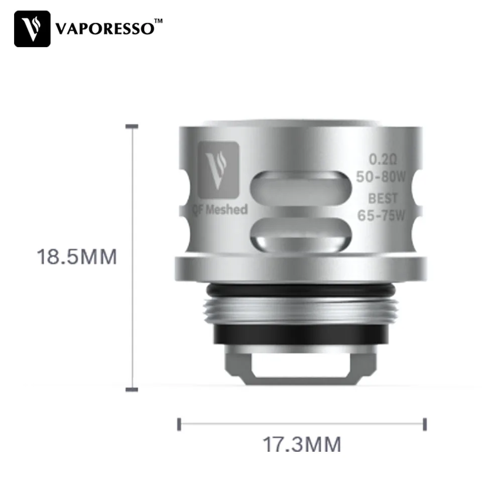 Preise 3 stücke Original Vaporesso QF Streifen 0.2ohm QF Vermaschten 0.15ohm Spule Vape Zerstäuber Core Für Gen Luxe Revenger Swag Armour pro Polar