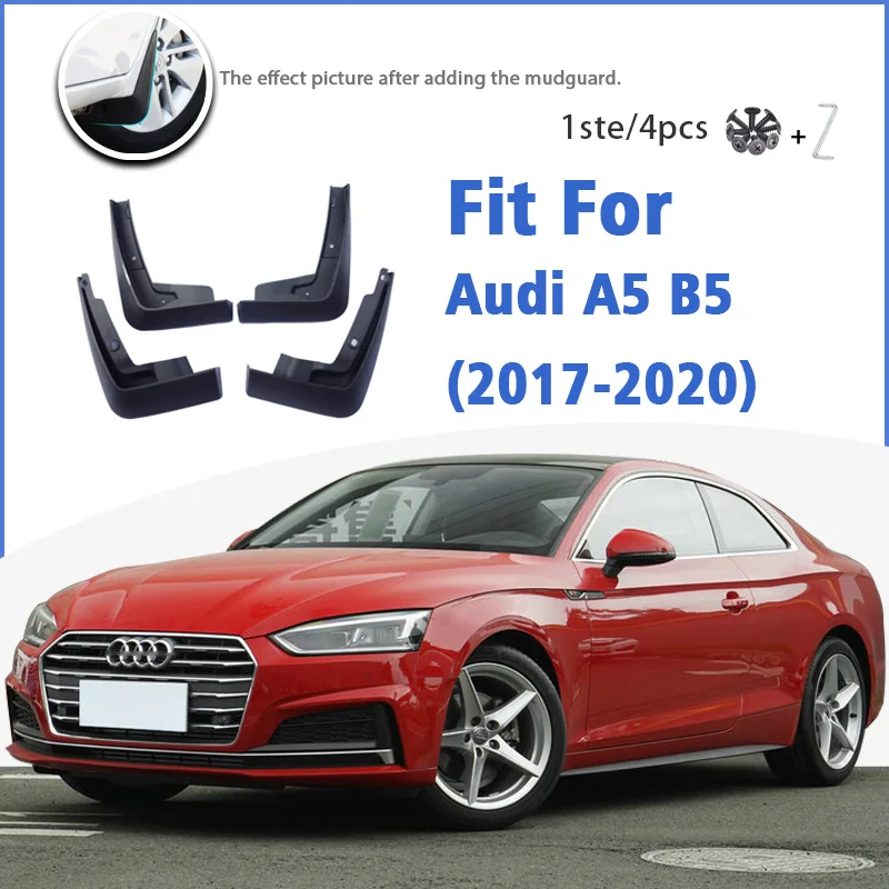 

Mudguard For Audi Q2 2018 2019 2020 Front Rear 4pcs Mudflaps Mudguards Car Accessories Auto Styline Splash Guard Fender Mud Flap