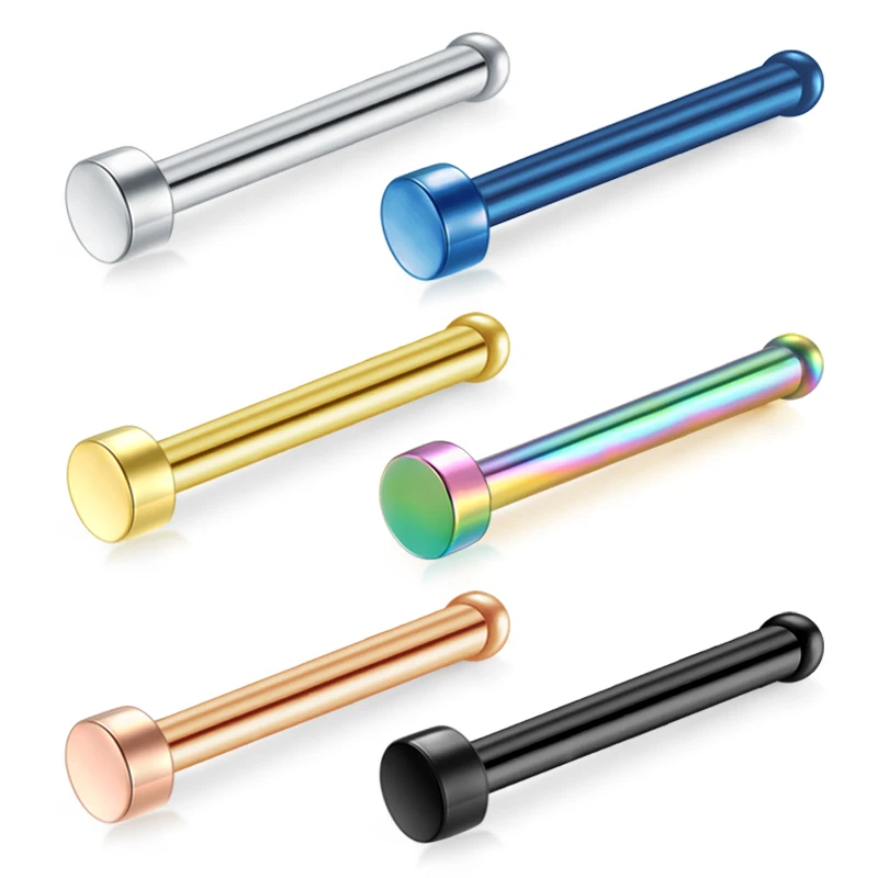 20G Surgical Steel Nose Pin Bone Screws Studs Body Piercing Jewelry Stud Retainer for You | Украшения и аксессуары