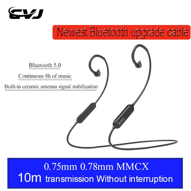Улучшенный Bluetooth-кабель CVJ 120AHM 8h спортивный кабель для наушников 0 75 мм 78