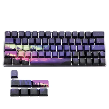 

Mechanische Toetsenbord keycap Voor GH60/ALT61/Annie /poker keycap GK61GK64 dz60 Dye Sublimation font on the side pbt OEM Keycap