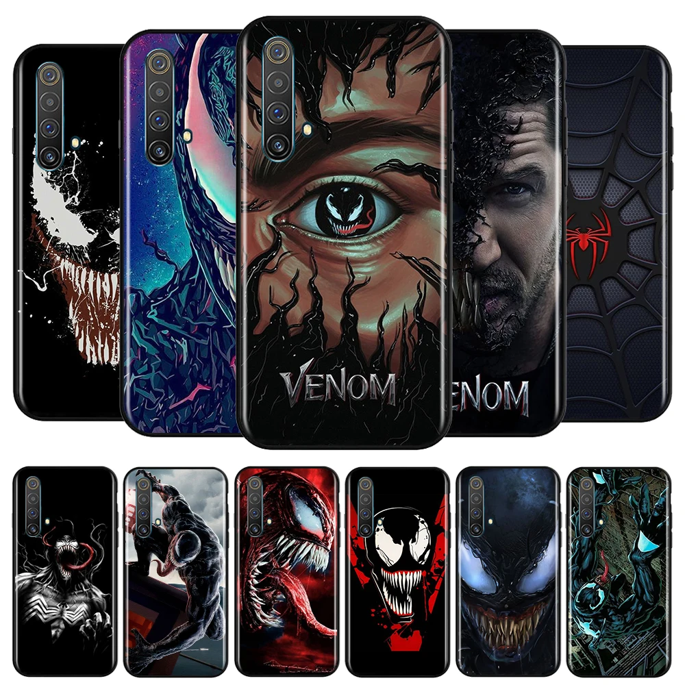 Мстители злодейский Веном Marvel для OPPO Realme GT Explorer Master Neo Flash Edition C21 C20 C15 C11 C3 мягкая