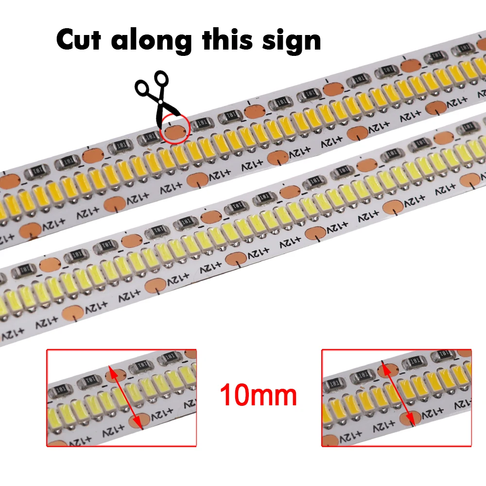 Супер яркая гибкая светодиодная лента 2800 светодиодный 3014 SMD светодиодный светильник 5 м 12 В DC 256 светодиодный s/m теплый белый ленточный светильник для украшения дома