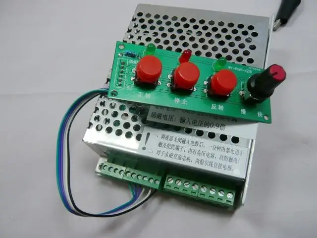 

HY-PWM DC Motor Governor 10A High and Low Voltage Universal 0-5V 0-10v PLC Frequency Control