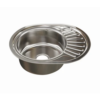 

Мойка овал 45х57 (0,6) лев вып 3 1/2 MIXLINE 16 см с сифоном