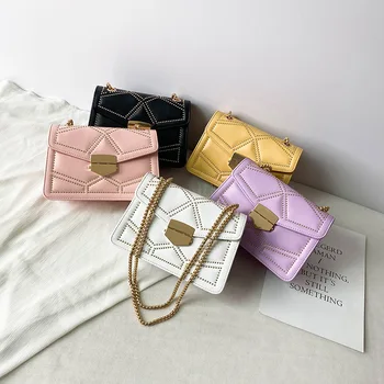 

Spring and Summer New Arrival Black and White with Pattern Bag WOMEN'S Bag 2020 New Style Fashion Fashion Korean-style Versatile