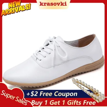 

Krasovki Single Shoes Women Spring Autumn Flat Bottom Breathable Dropshipping Small White Shoes Soft Bottom Slip Casual Shoes