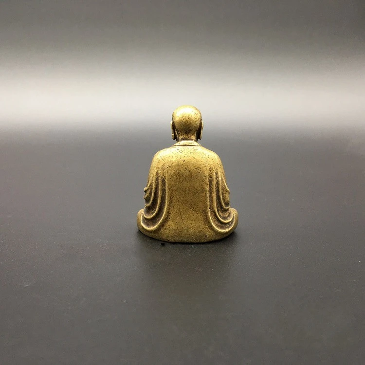 Collection Chinese Copper Carved Bodhisattva Of The King Of Tibet Buddha Statue Exquisite Small Statues