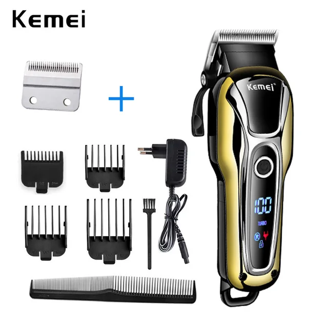 110v 240v Turbocharged Clipper Professional Hair Trimmer Rechargeable Haircut Men Electric Shaver Barber Hair Cutting Machine Hair Cutting Machine Haircuts Menprofessional Hair Trimmer Aliexpress
