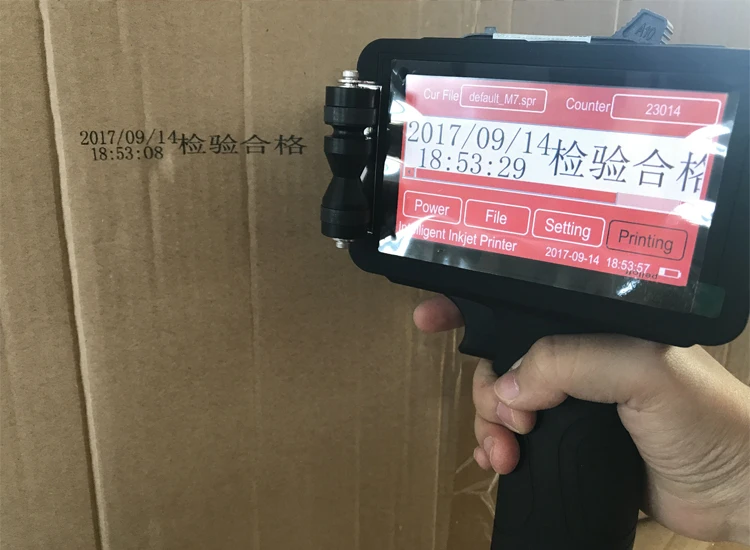 BCXlaser Высокое качество Портативный Ручной штрих код коробка алюминиевый Срок