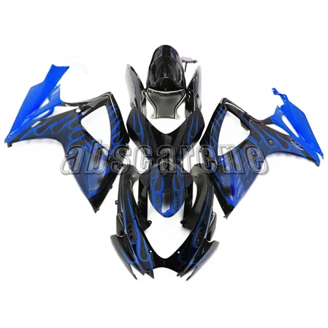 Инжекционные Обтекатели для Suzuki GSXR600 GSXR750 K6 2006 2007 G-SXR600 06 07 ABS пластик кузова мотоцикла синий черный