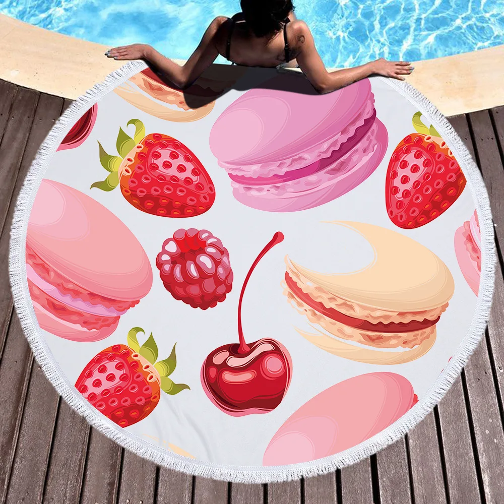 

European Dollar Design Bath Towel Microfiber Printing Activity Beach Towel Hair Super Soft Water 150Cm Soft Macaron Dropshipping