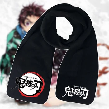

Demon Slayer: Kimetsu No Yaiba Double-sided Printed Scarf Kamado Tanjirou Kamado Nezuko Agatsuma Zenitsu Winter Scarf