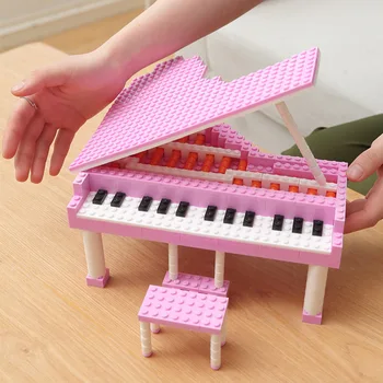 

Compatible With Major Brands Big Piano Building Blocks Model Building Bricks MOC Figures Accessories Sets Kids Girls Toys Gitfs